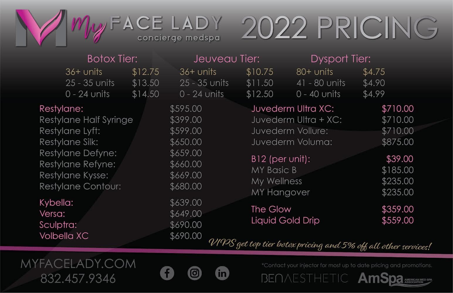 Pricing My Face Lady